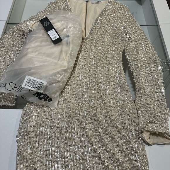 For Tonight’s special pearl mini dress - Picture 4 of 5